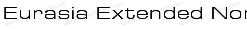 Eurasia Extended Normal字体转换